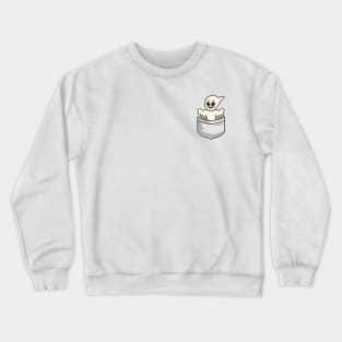 Pixel Pocket Ghost Crewneck Sweatshirt